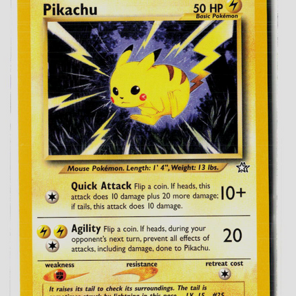 Pokemon 2000 Neo Genesis Pikachu #70/111