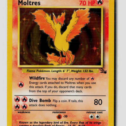 Pokemon 1999 Fossil Moltres #12/62