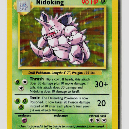 Pokemon 1999 Base Set Nidoking #11/102