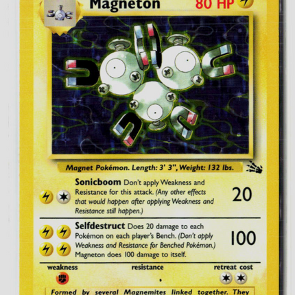 Pokemon 1999 Fossil Magneton #11/62