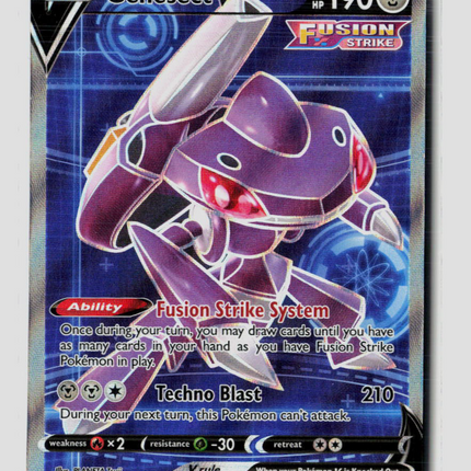 Pokemon 2022 Fusion Strike Genesect V SR FA #254/264