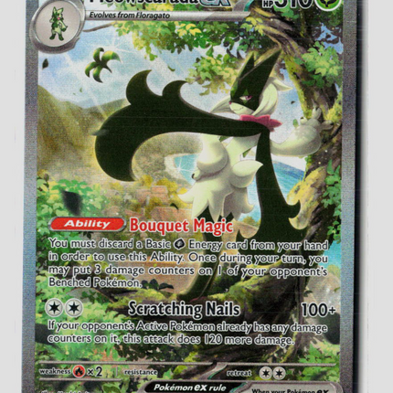 Pokemon 2023 Paldea Evolved Meowscarada EX SAR #256/193