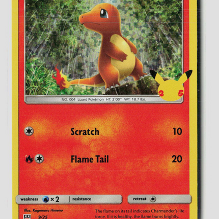 Pokemon 2021 Celebrations Charmander #9/25 Mcdonalds