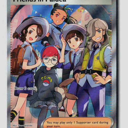 Pokemon 2025 Prismatic Evolutions Friends In Paldea SR FA #137/131