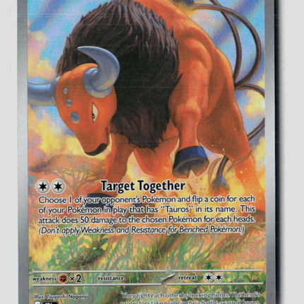 Pokemon 2026 Chaos Rising Tauros #96/86