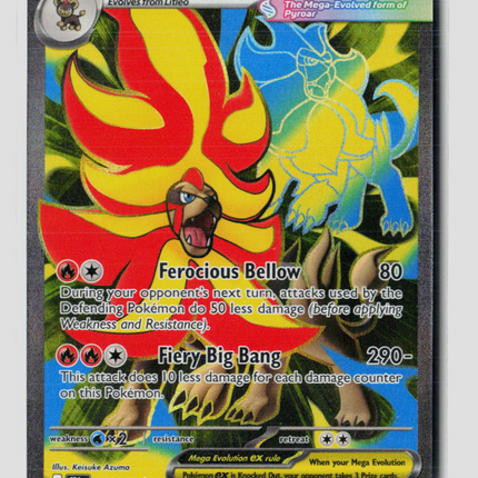Pokemon 2026 Chaos Rising Mega Pyroar EX SR FA #99/86