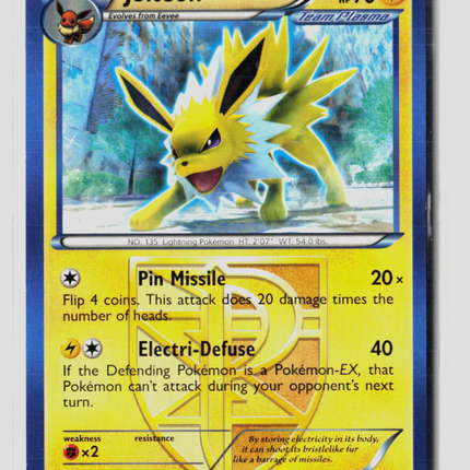 Pokemon 2013 Plasma Freeze Jolteon #34/116
