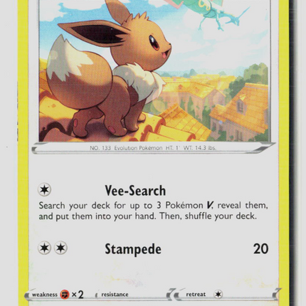 Pokemon 2021 Evolving Skies Eevee #125/203