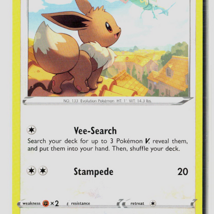 Pokemon 2021 Evolving Skies Eevee #125/203
