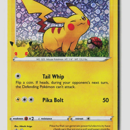 Pokemon 2020 Sword & Shield Pikachu #SWSH039 General Mills