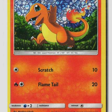 Pokemon 2017 Burning Shadows Charmander #18a/147 General Mills