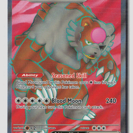 Pokemon 2024 Twilight Masquerade Bloodmoon Ursaluna EX FA #202/167