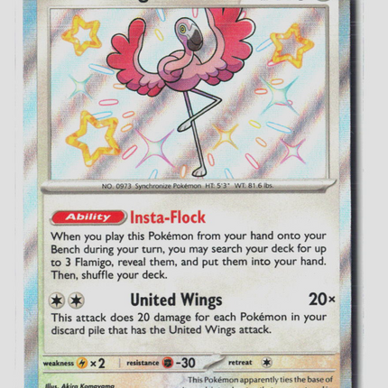 Pokemon 2024 Paldean Fates Flamigo #211/91