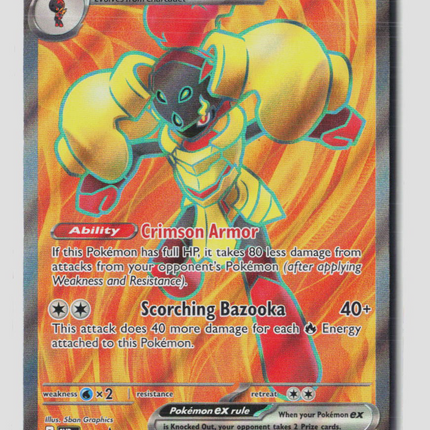 Pokemon Scarlet & Violet Armarouge EX FA #SVP EN 125