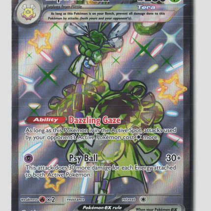 Pokemon 2024 Paldean Fates Espathra EX SAR #214/91