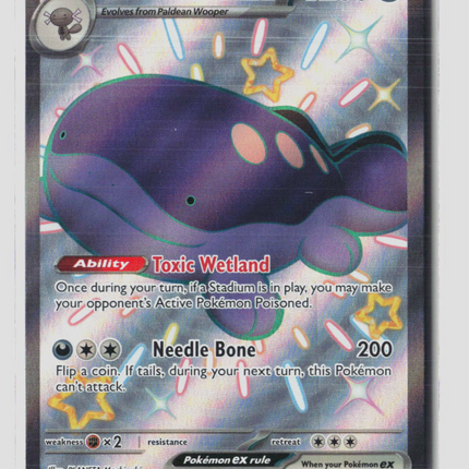 Pokemon 2024 Paldean Fates Paldean Clodsire EX FA SSR #219/91