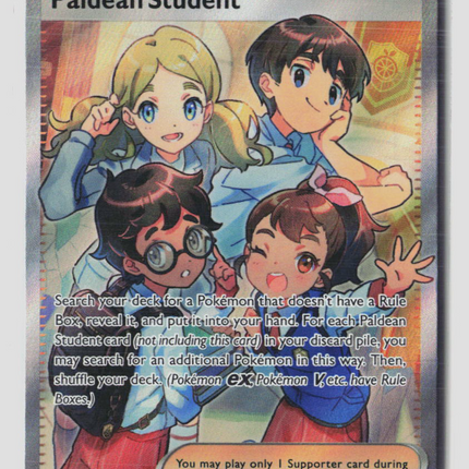 Pokemon 2024 Paldean Fates Paldean Student FA #230/91