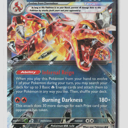 Pokemon 2024 Paldean Fates Charizard EX RR #54/91