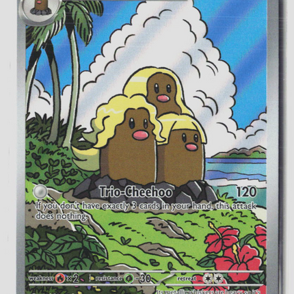 Pokemon 2024 Surging Sparks Alolan Dugtrio #208/191