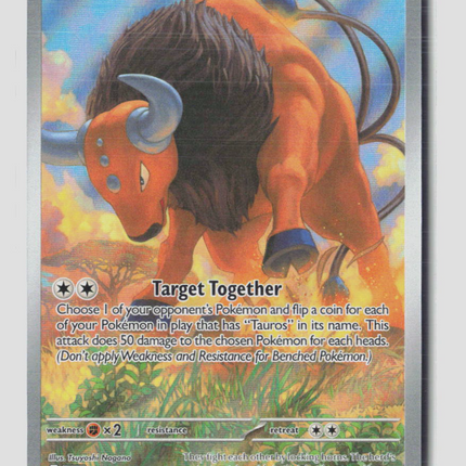 Pokemon 2026 Chaos Rising Tauros #96/86