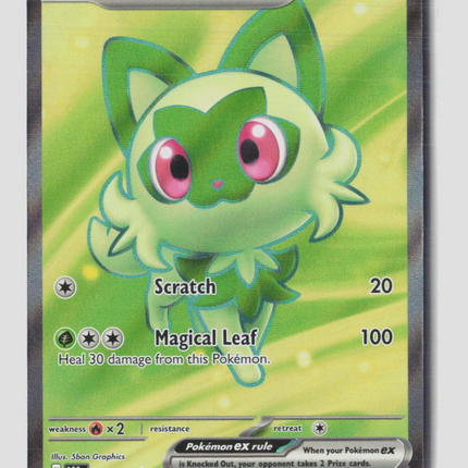 Pokemon 2026 Mega Evolution – Ascended Heroes Sprigatito EX UR FA #251/217