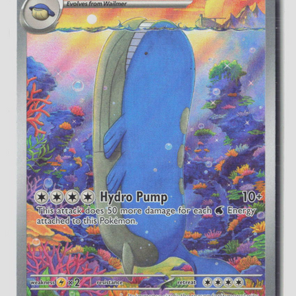 Pokemon 2025 Journey Together Wailord #162/159