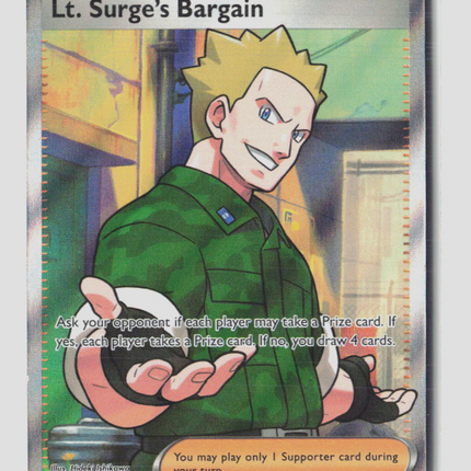 Pokemon 2025 Mega Evolution LT. Surge's Bargain FA #170/132