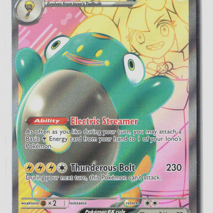 Pokemon Scarlet & Violet Iono's Bellibolt EX FA #SVP EN 194