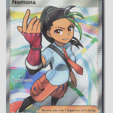 Pokemon 2024 Paldean Fates Nemona FA #229/91