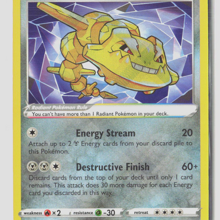 Pokemon 2022 Lost Origin Radiant Steelix #124/196