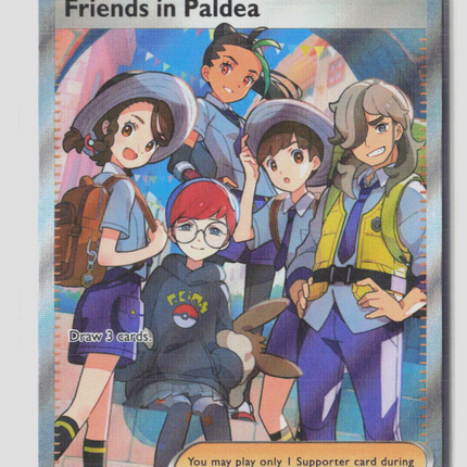 Pokemon 2025 Prismatic Evolutions Friends In Paldea FA SAR #137/131