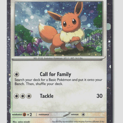 Pokemon Scarlet & Violet Eevee #SVP EN 043