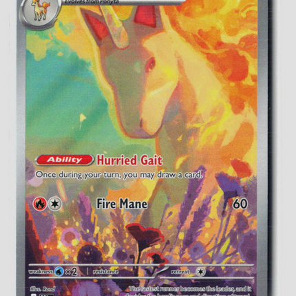 Pokemon 2025 Destined Rivals Rapidash #189/182