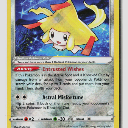 Pokemon 2022 Lost Origin Radiant Jirachi #120/195