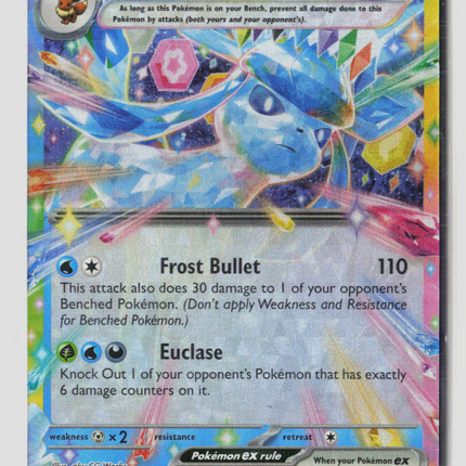 Pokemon 2025 Prismatic Evolutions Glaceon EX RR #26/131