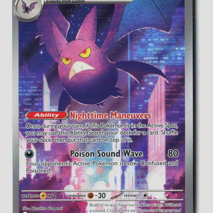 Pokemon 2026 Chaos Rising Crobat #93/86