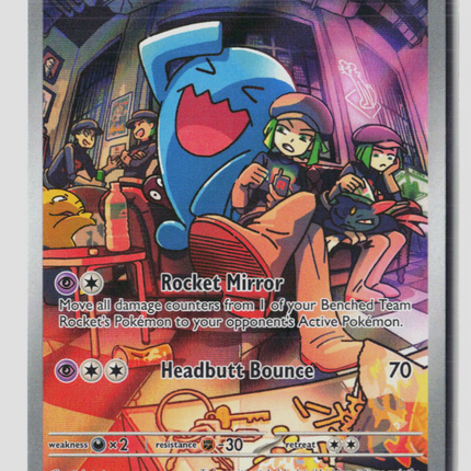 Pokemon Scarlet & Violet Team Rocket's Wobbuffet FA #SVP EN 203