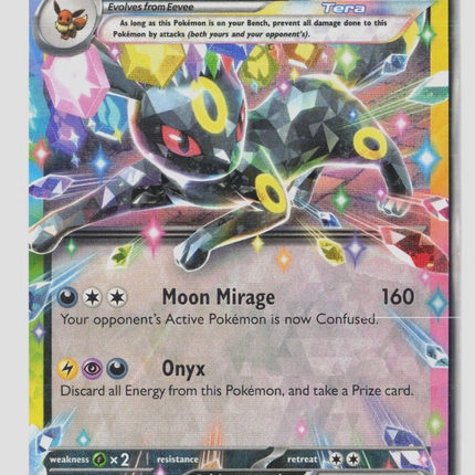 Pokemon 2025 Prismatic Evolutions Umbreon EX RR #60/131