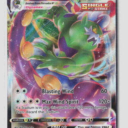Pokemon 2021 Chilling Reign Tornadus VMAX #125/198