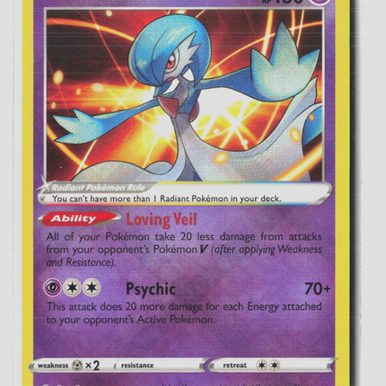 Pokemon 2022 Lost Origin Radiant Gardevoir #69/196