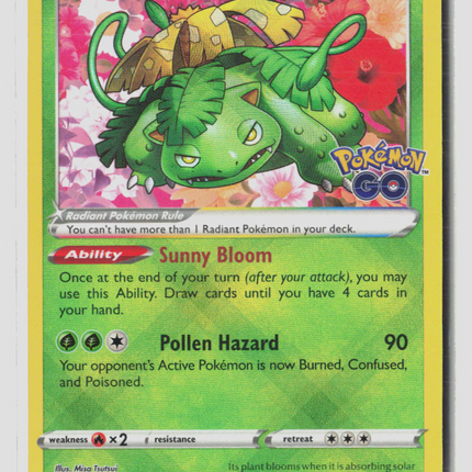 Pokemon 2022 GO Radiant Venusaur #4/78