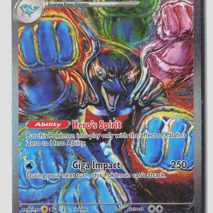 Pokemon 2025 Prismatic Evolutions Palafin EX SAR #151/131