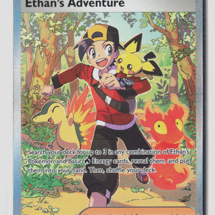 Pokemon 2025 Destined Rivals Ethan's Adventure FA SAR #236/182