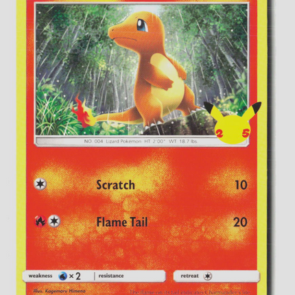Pokemon 2021 Celebrations Charmander #9/25