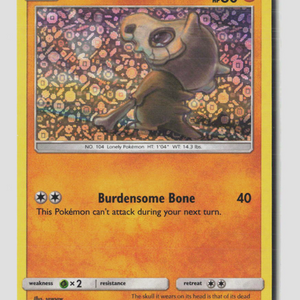 Pokemon 2018 Forbidden Light Cubone #57/131 General Mills