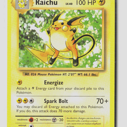 Pokemon 2016 Evolutions Raichu #36/108