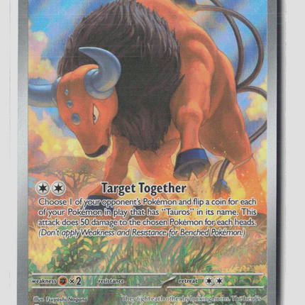 Pokemon 2026 Chaos Rising Tauros #96/86