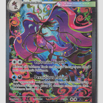 Pokemon 2026 Chaos Rising Mega Dragalge EX SAR #118/86