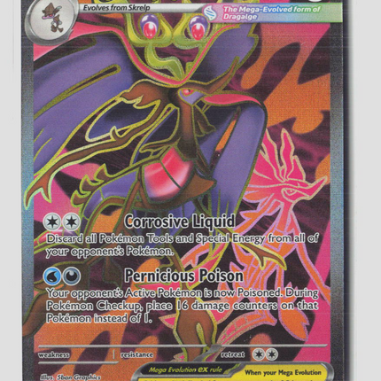 Pokemon 2026 Chaos Rising Mega Dragalge EX FA #104/86