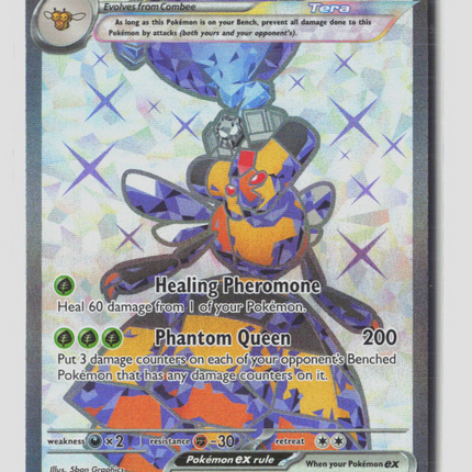 Pokemon 2023 Obsidian Flames Vespiquen EX FA #212/197